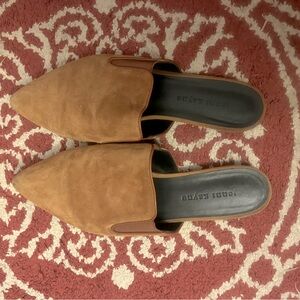 Jenni Kayne tan Suede Mules size 40 GUC